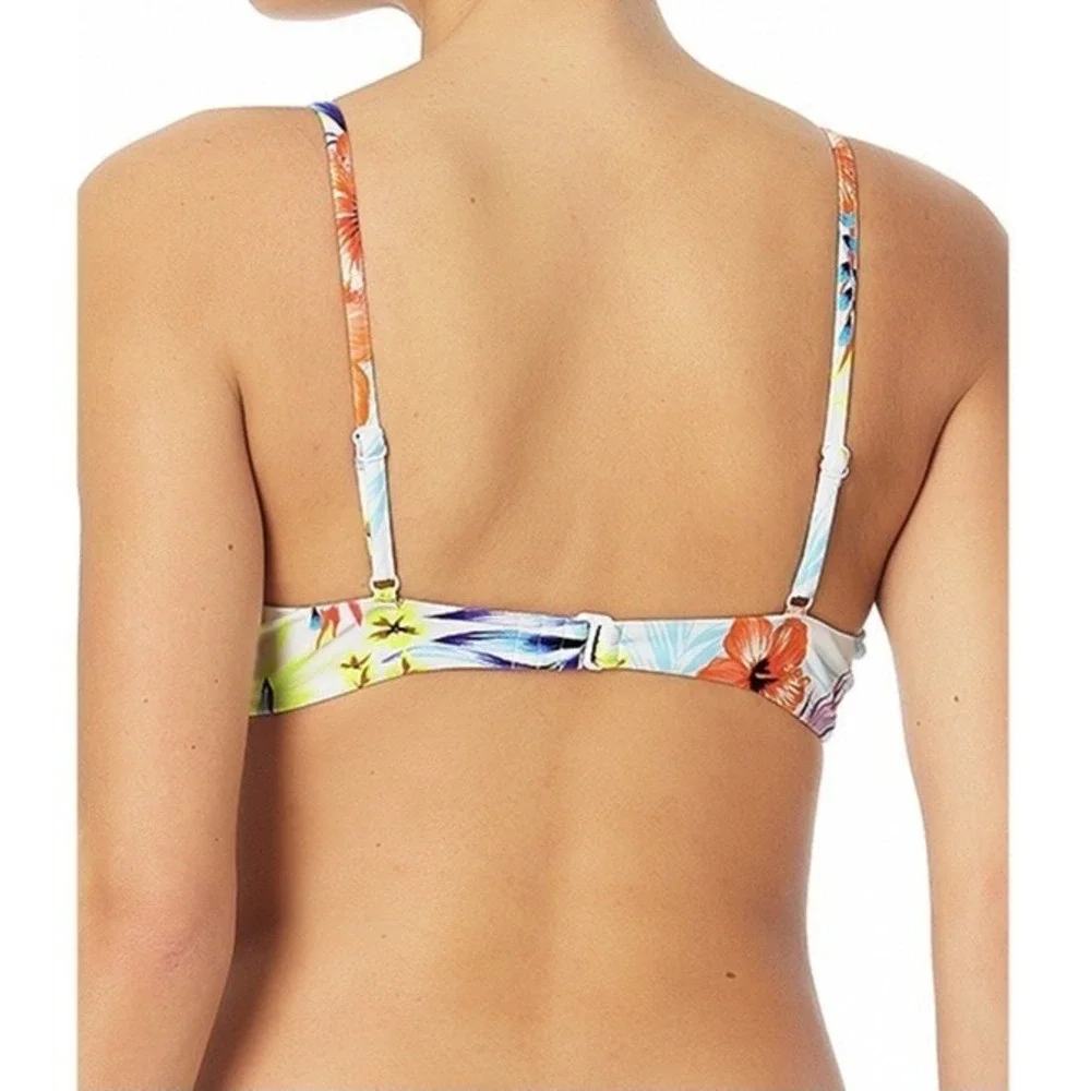 No Boundaries Juniors Underwire Bralette Bikini Top Swimsuit Small 3-5 New Cute